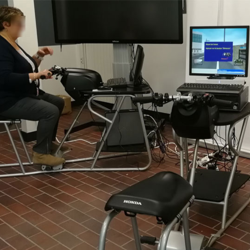 Formation Conduite préventive sur simulateur Moto